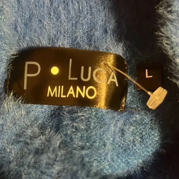 P• Luca Milano Eyelash Mock Neck Cropped Sweater - Picture 9 of 9